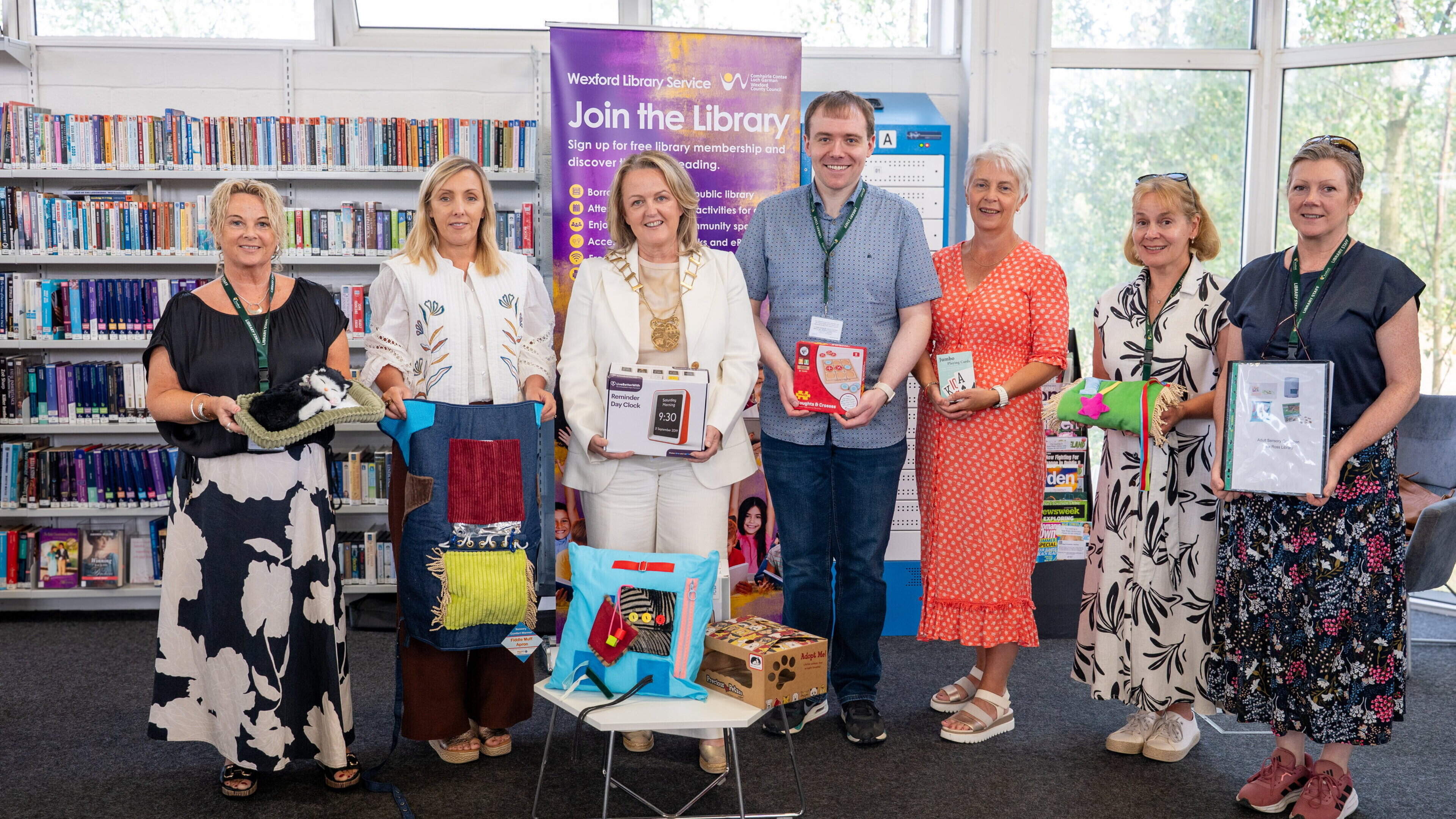 Wexford libraries launch new sensory collection to support adults with additional needs